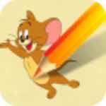 how to draw cartoons android application logo